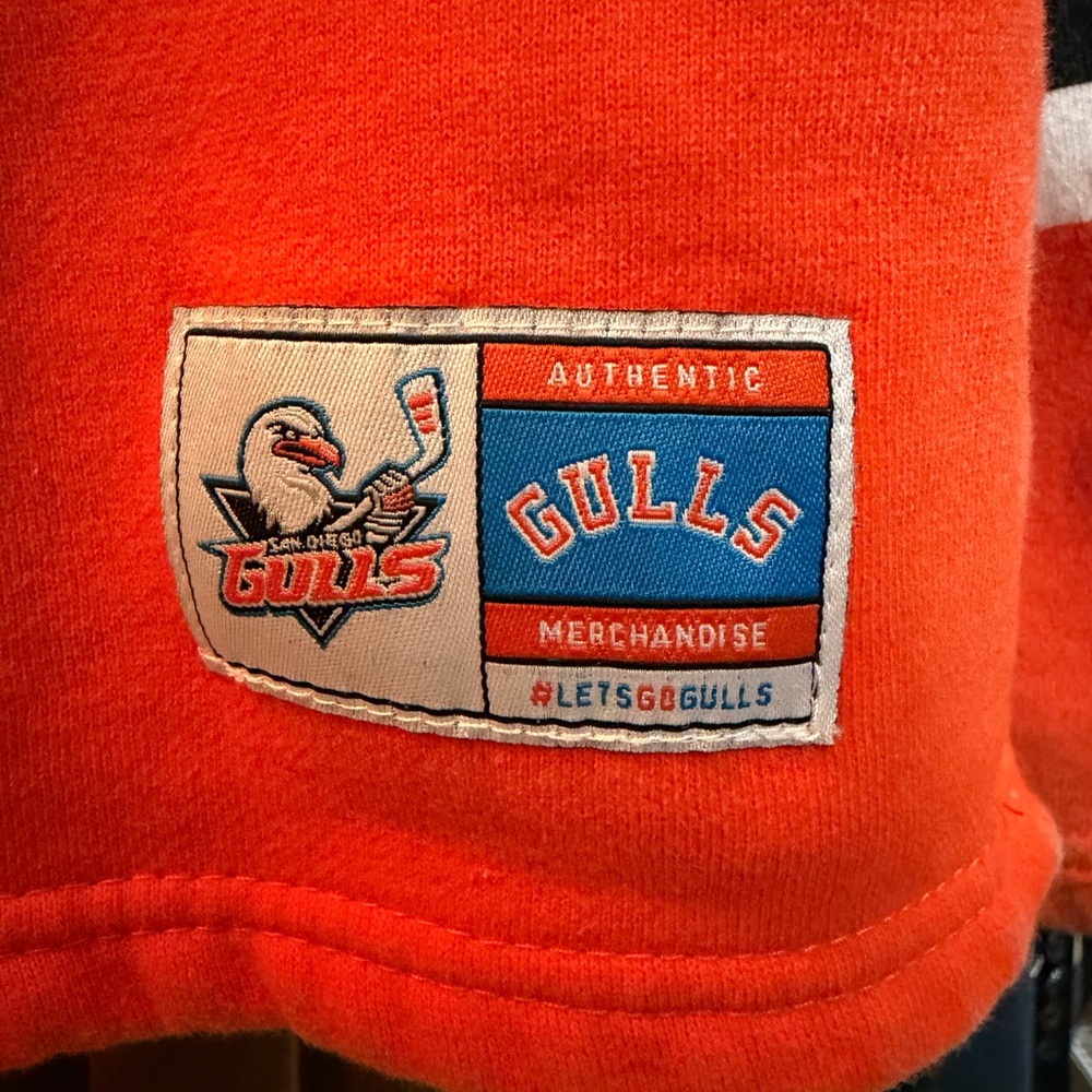 San Diego Gulls Youth Hockey Hoodie Jersey YXS Fleece Pullover AHL NHL Fan Gear - Picture 3 of 7